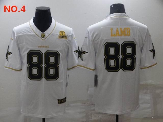 Men's Dallas Cowboys #88 CeeDee Lamb Jersey NO.4;